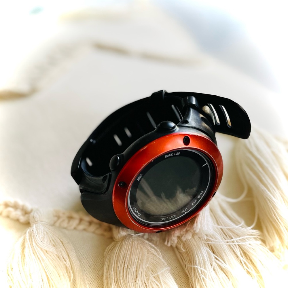 SUUNTO AMBIT2 Red HR GPS Fitness Watch with Heart Rate Monitor SS019651000